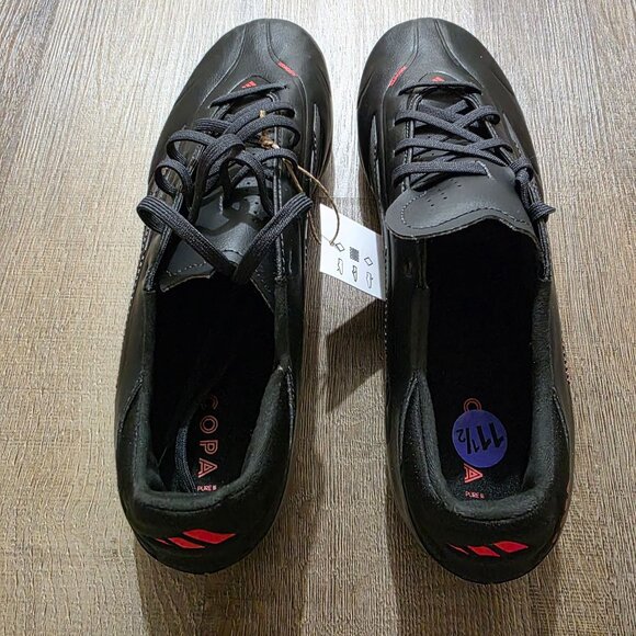 Adidas Copa Black Soccer Cleats Men's 11.5 FG Firm Ground Football Shoes - Picture 10 of 12